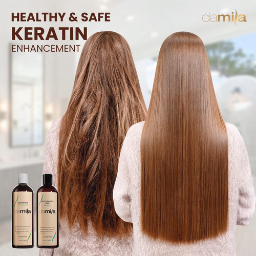 Shampoo E Condicionador Sem Sal E Sulfato Damila Para Cabelo