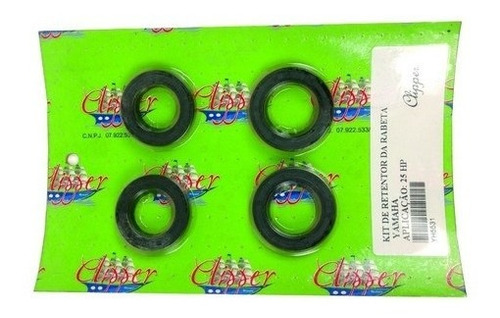 Imagem 3 de 6 de Kit Retentor Rabeta Motor Popa Yamaha 25 Hp Modelo Vm E Bm