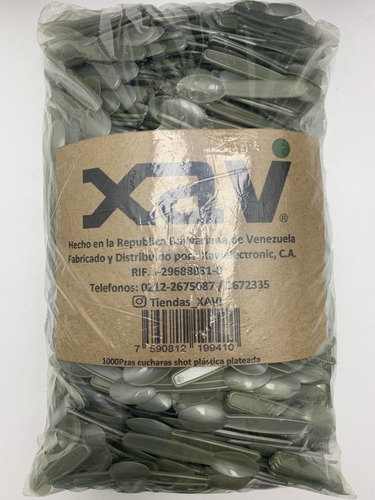 Imagen 2 de 2 de 1000 Cucharilla Cuchara Shot Plastica 3388 Xaviplas