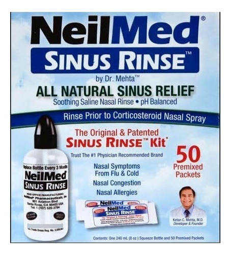 Neilmed Sinus Rinse -kit Completo De Enjuague Nasal Sinusal