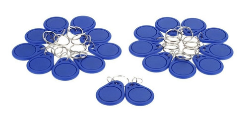 30 Llaveros De Proximidad Rfid Numerados Control Acceso