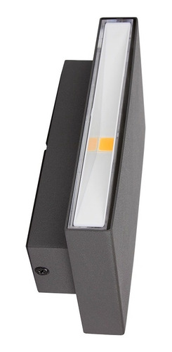 Imagen 2 de 7 de Luminaria Para Muro Exterior, Gris 17w, Luz Cálida Tecnolite