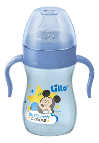 Copo Aprendizado C Alças Evolution Lillo Mickey Minnie 240ml