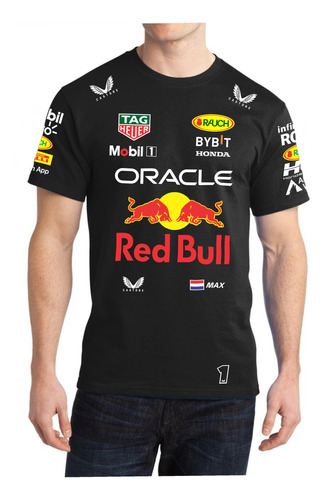 Polera  F1 2024 Oracle Rb Racing Verstappen Formula Uno 