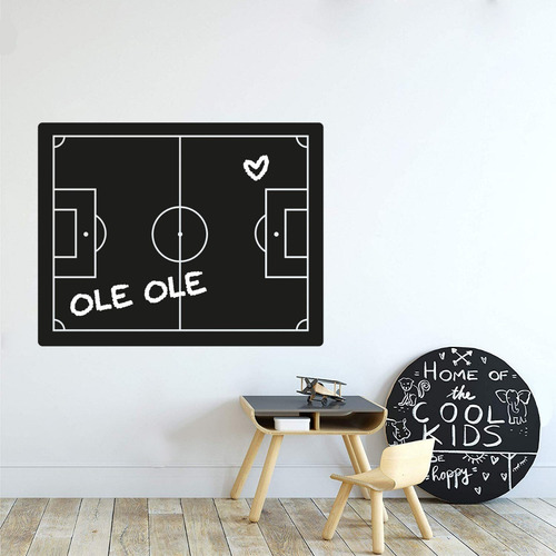 Vinilos Decorativos Pizarron Autoadhesiva Pizarra Futbol