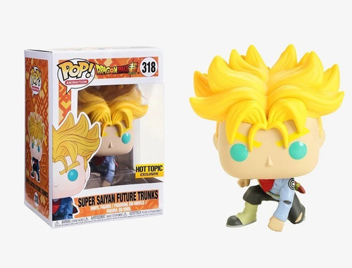 Funko Pop Super Saiyan Future Trunks #318 Hot Topic Dragon B