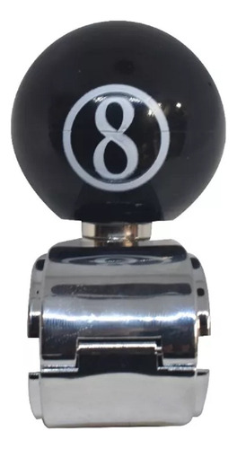 Perilla Giratoria Para Volante Tipo Bola 8 Billar Universal