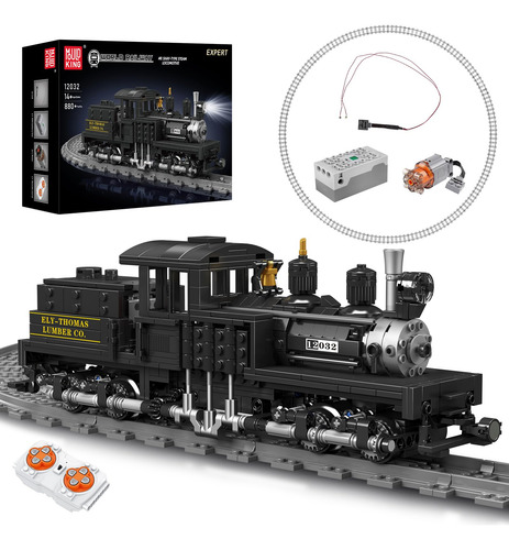 Juego De Construcción Mould King Shay Locomotora De Vapor 88 0 Versión Del Personaje