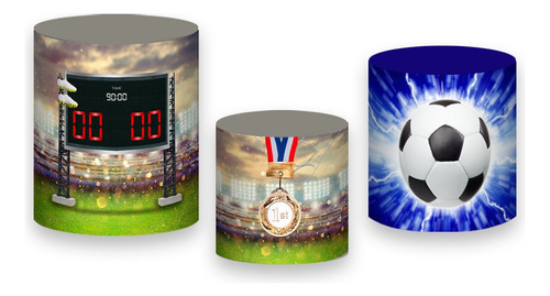 Trio De Capas De Cilindro - Futebol Realista 017