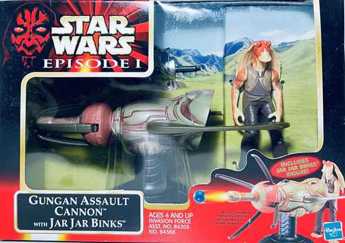 Gungan Assault Jar Jar Binks 9cm Star Wars Episode I Hasbro