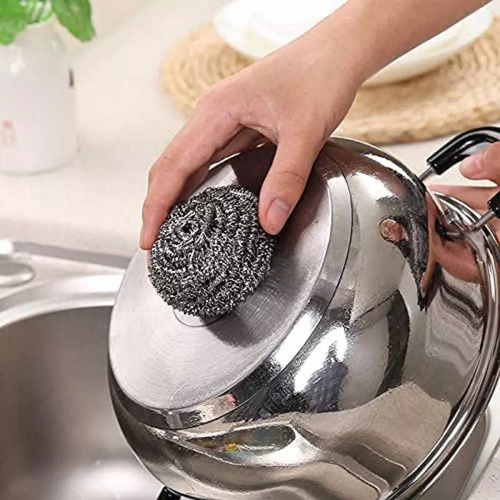 Set 40 Fibras Metálicas Espiral Para Lavar Trastes Cocina