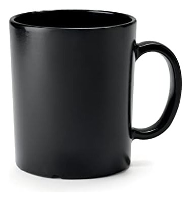 G. E. T. Empresas Tm-1310-bk 10 Oz. Taza De Café, Negra (paq