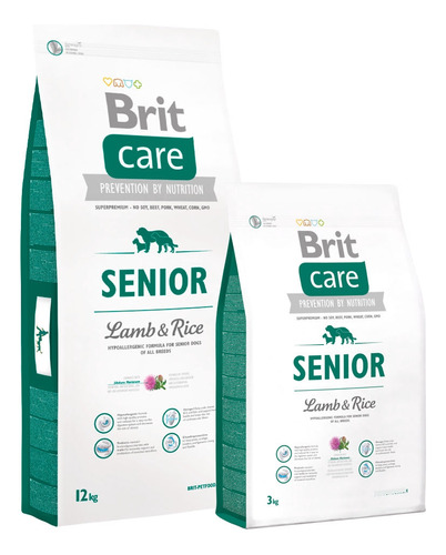 Brit Care Senior Lamb & Rice  3 Kg