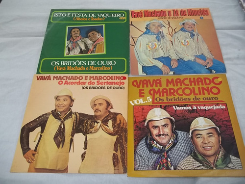 Lp Vinil - Vava Machado E Marcolino - 4 Discos