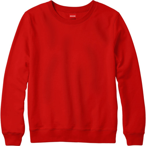 Suéter Liso Hombre Mujer Niño Niña Sudadera Negro Rojo Rosa