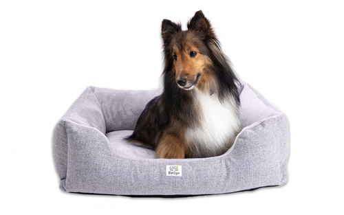 Cama Perro Mascota Pet2go® 100% Lavable - Deluxe Med 75x55