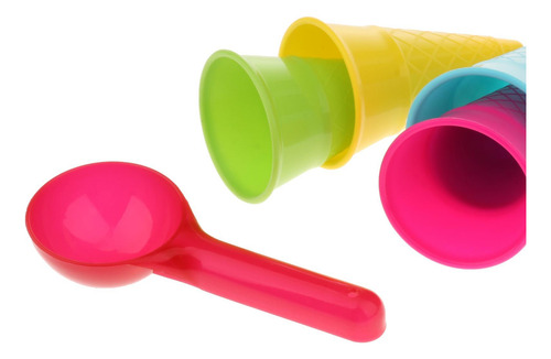 5x Niños Arena De La Playa Juguetes Conos De Helado Y