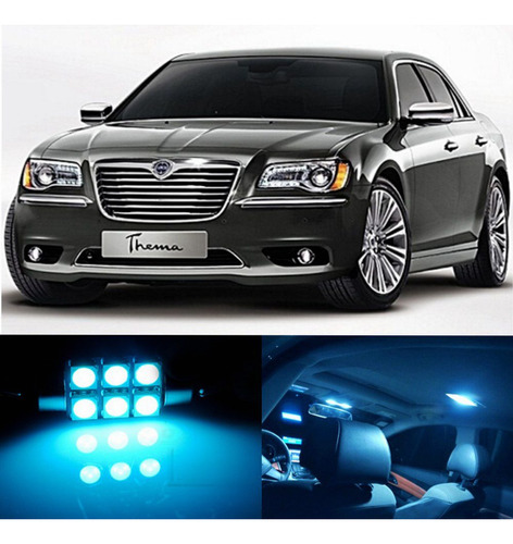 Skylightauto 18 Pieza Led Premium Ice Azul Luz Interior Para