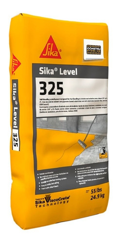 Sika Level 325 Autonivelante Interiores Y Exteriores 25 Kg