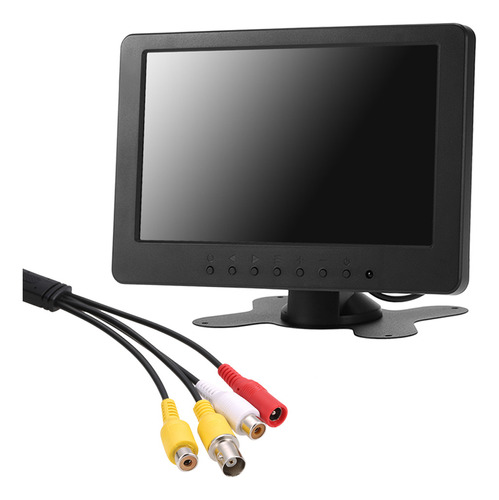 Monitor Plug Dvd Eu Inch S701 Bnc 7 Tft Vídeo De Seguridad A