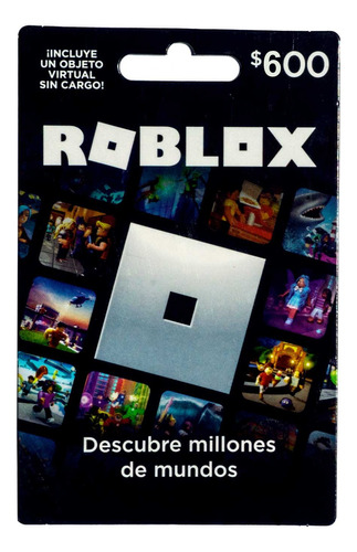 Tarjeta De Regalo Roblox - 600 Mxn Código Digital