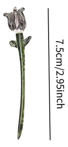 De Flor De Glass Figura Central Centro De Mesa 75x12cm Rosa