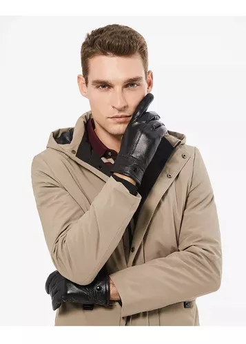 Guantes Hombre Invierno Alta Calidad Elegante Función Táctil