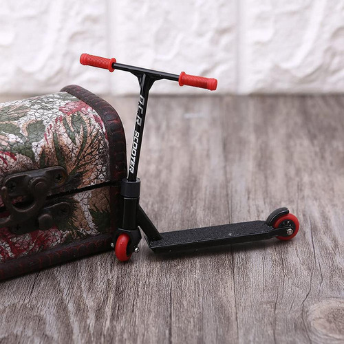 Juego De Modelos Mini Finger Scooter De Aleación Mini Finger