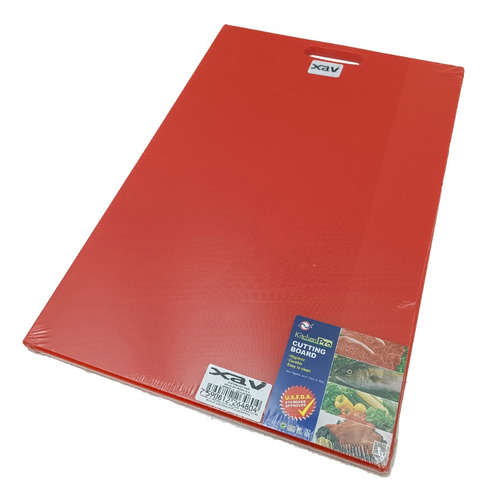 Tabla Nylon Acrilica Cortar Picar Rojo 33x49.5c X. 9769 Xavi