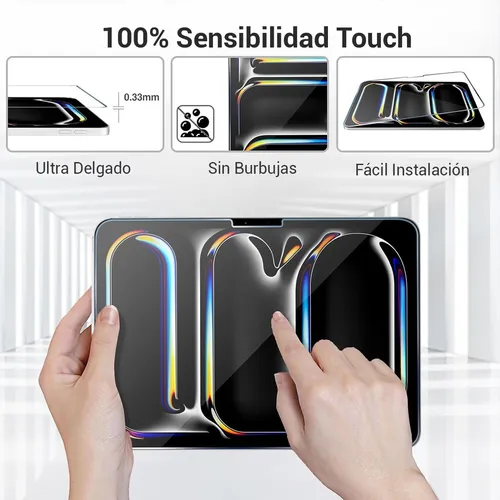 . 2 Piezas Mica Cristal Templado Para iPad Air 11 Inch M2