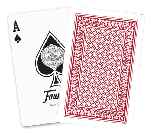 Mazo De Cartas Naipes Fournier 26 Bridge Premium Plastico