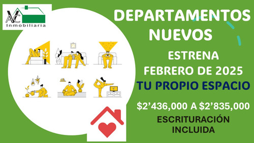 Se Venden Departamentos En Pedregal De Santa Úrsula, Coyoacán. Nuevos, 2 Recamas, 1 Baño, 1 Estacionamiento.