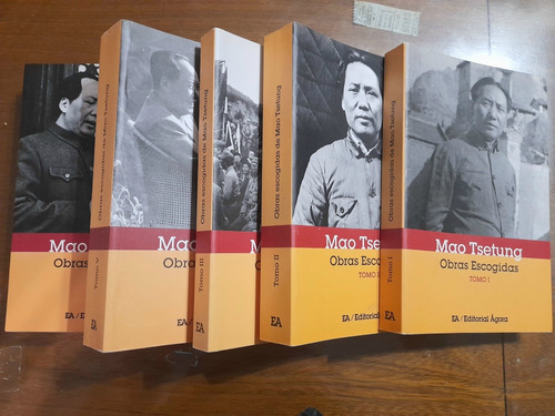 Mao Tsetung.  Obras Escogidas 5 Tomos
