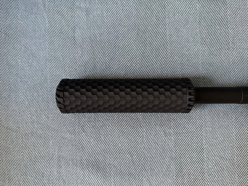 Supressor Tapacano Silenciador Airsoft 120mm Preto