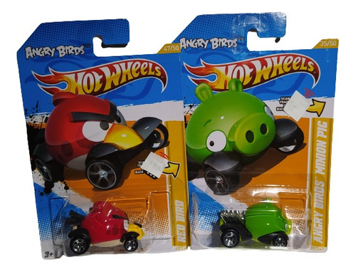 Hot Wheels Angry Birds 2 Piezas Usa