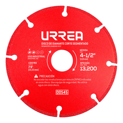 Disco De Diamante Segmentado, 4-1/2