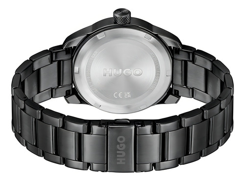Reloj Hugo Para Hombre 1530333 Acero Inoxidable Negro