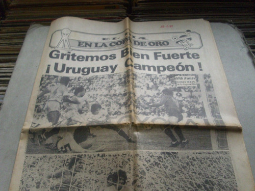 Uruguay Campeón Copa De Oro El Mundialito El Dia Enero 1981