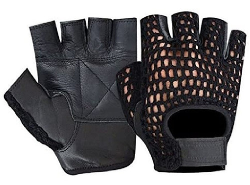 Guantes Gym Deportivos Pesas Gimnasio Con Cuero Resistente