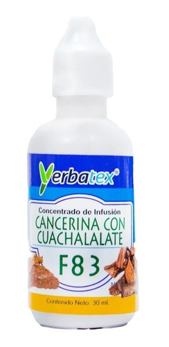 Extracto De Hierbas Cancerina Con Cuachalalate En Gotas 30ml