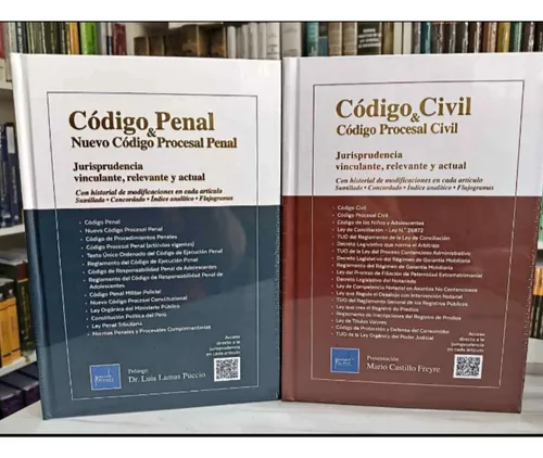 comprar Pack Código  Penal  Y  Código  Civil  2025  T. Dura.   Nuevo