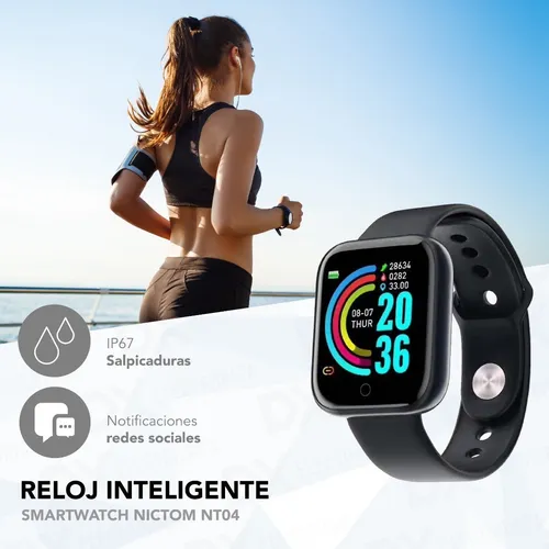 Reloj Smartwatch Inteligente Ritmo Cardiaco Notificaciones