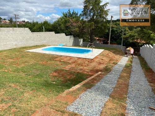 Oportunidade - Chacrinha Com Casa Pequena, Piscina E Churrasqueira - Excelente Opção Para Voce E Sua Familia - Ch0169