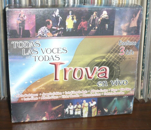 Todas Las Voces Todas 3 Cd Album Silvio Rodriguez Gieco Here