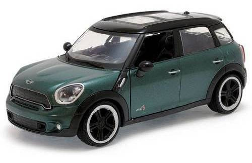 2011 Mini Cooper S Coutryrman Verde - Escala 1:24 - Motormax