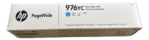 Cartucho De Tinta Hp Cian 976yc Pagewide P55250, P57750