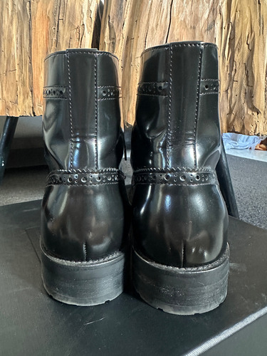 Botas Saint Laurent Negro 43 Y Medio (Usado)