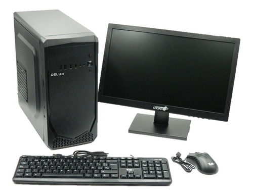 Imagen 2 de 5 de Computadora Cpu Core I3 4gb Ram Monitor Tecl-mou 500gb Nuevo