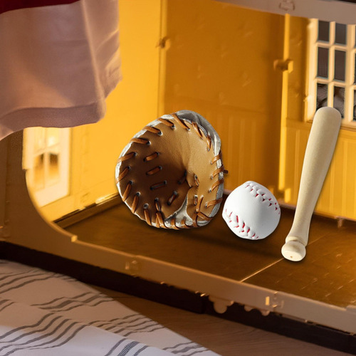 Juego De Deportes En Miniatura Para Casa De Muñecas, Mini