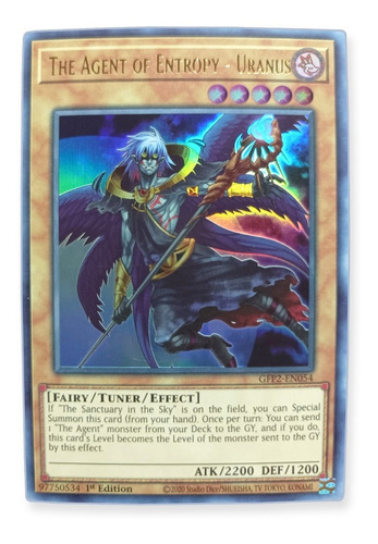 Yugi-oh! The Agent Of Entropy Uranus Gfp2-en054 Ultra